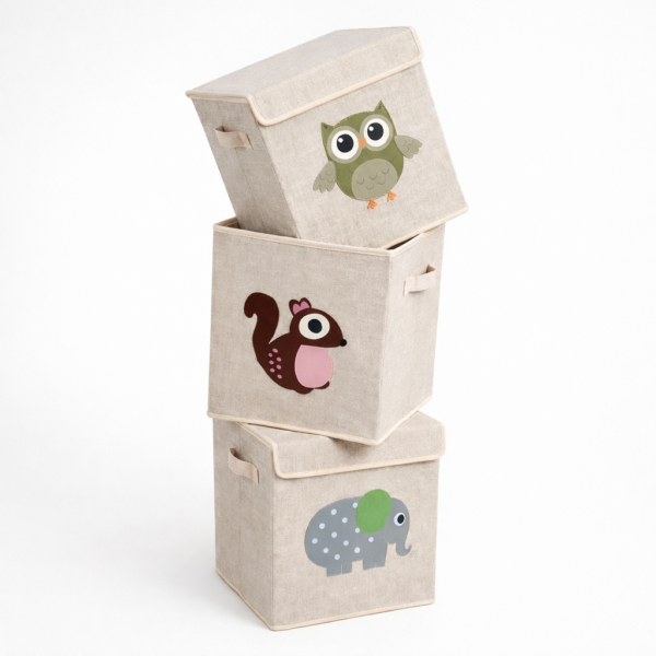 Storage Box - Linen Beige