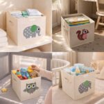 Linen Beige Storage Box -1PC - Image 3