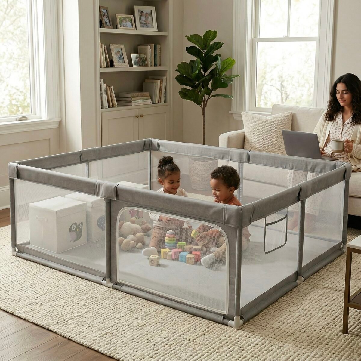 Playzone - Linen Grey - Image 3