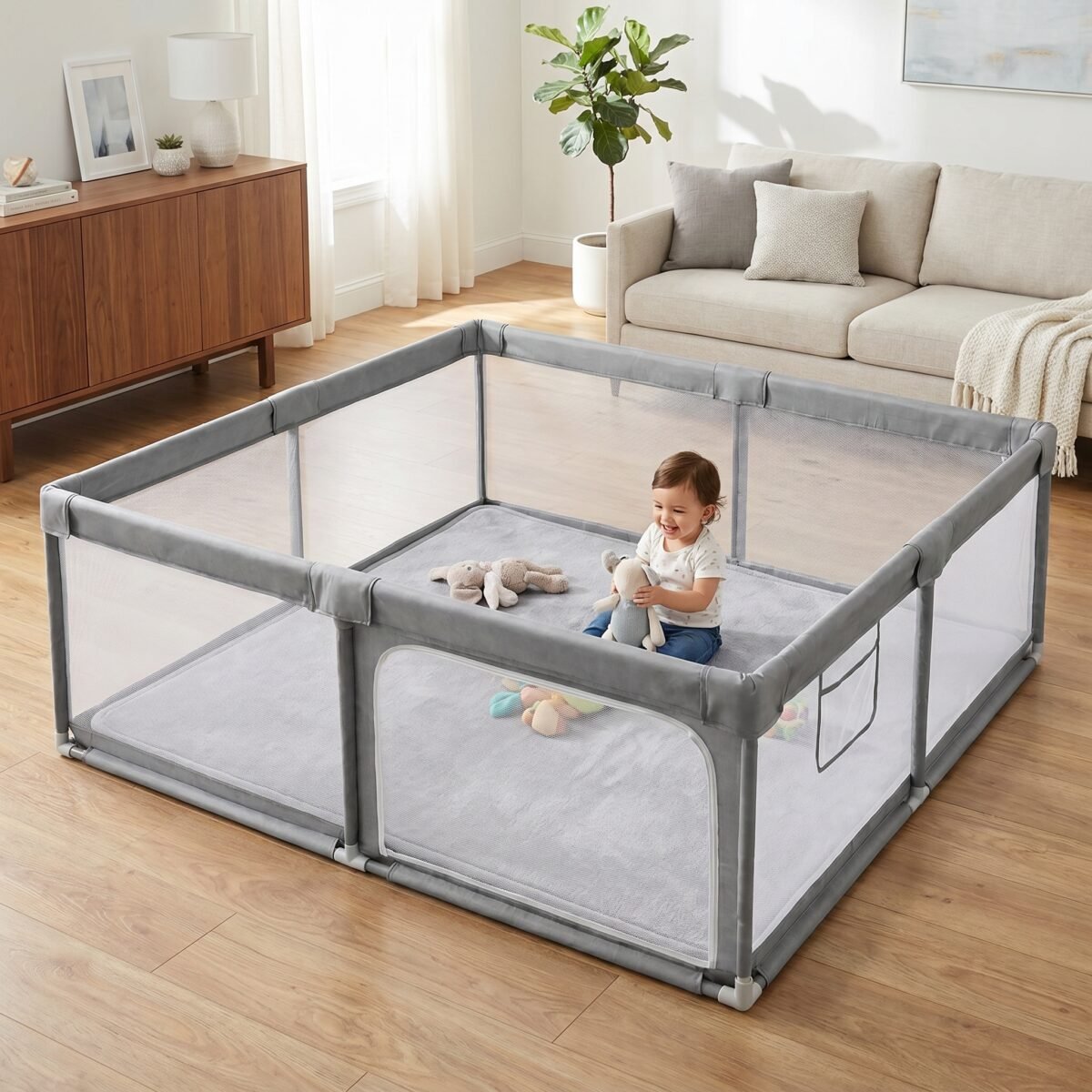 Comfy Play Mat - Grey - Image 4