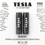TESLA BLACK+ AAA Batteries - 2PCS